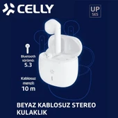CELLY BUZ2 TWS Tam Kablosuz Bluetooth 5.3 Dokunmatik Kulak İçi Kulaklık Type-C Girişli thumbnail 7