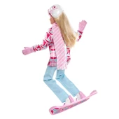 Orjinal Barbie Snowboard Sporcusu Manken Bebek HCN32 Orjinal Barbie Sporcu Bebek - 4