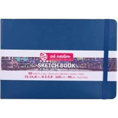 SKETCH BOOK NAVY BLUE 21X14,8CM - 1