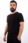 TWİSTER JEANS 1828 SİYAH BİSİKLET YAKA ERKEK T-SHİRT - 3