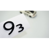 DK Tuning Saab 93 Bagaj Parlak Siyah ABS Logo Amblem Arma thumbnail 1