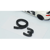 DK Tuning Saab 93 Bagaj Parlak Siyah ABS Logo Amblem Arma thumbnail 3