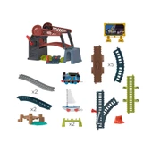 Orjinal Fisher Price Thomas ve Arkadaşları Thomas ve Skiff Açılır Köprü Macerası Seti HGX65 thumbnail 5