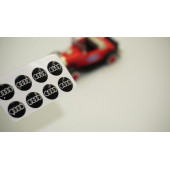 Audi Logo Jant Torpido Direksiyon 12mm Damla Sticker Logo Seti - 1