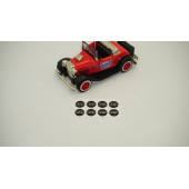 Audi Logo Jant Torpido Direksiyon 12mm Damla Sticker Logo Seti - 2