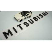 DK Mitsubishi Ön Kaput Ve Bagaj 3M 3D ABS Siyah Yazı Logo - 1