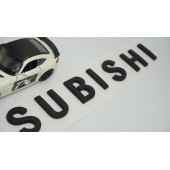 DK Mitsubishi Ön Kaput Ve Bagaj 3M 3D ABS Siyah Yazı Logo - 3