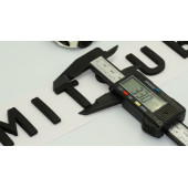 DK Mitsubishi Ön Kaput Ve Bagaj 3M 3D ABS Siyah Yazı Logo - 4