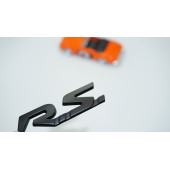 DK Tuning RS Bagaj 3M Siyah Metal Logo Arma Renault İle Uyumlu - 1