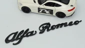 DK Tuning Alfa Romeo Siyah ABS Bagaj 3M 3D Yazı Amblem - 4