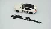 DK Tuning Alfa Romeo Siyah ABS Bagaj 3M 3D Yazı Amblem - 3