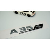 DK Benz A 35S Bagaj Krom Siyah ABS 3M 3D Yazı Logo - 2