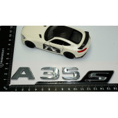 DK Benz A 35S Bagaj Krom Siyah ABS 3M 3D Yazı Logo - 4