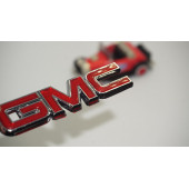 GMC 3M 3D Krom ABS Çamurluk Yanı Logo Arma Seti - 1