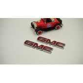 GMC 3M 3D Krom ABS Çamurluk Yanı Logo Arma Seti - 2