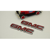 GMC 3M 3D Krom ABS Çamurluk Yanı Logo Arma Seti - 3