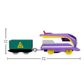 Orjinal Fisher Price Thomas ve Arkadaşları Motorlu Büyük Trenler KANA Thomas Pilli Motorlu Tren thumbnail 2