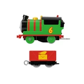 Orjinal Fisher Price Thomas ve Arkadaşları Motorlu Büyük Trenler PERCY Thomas Pilli Motorlu Tren thumbnail 4