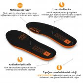 Hyper Boost Technology X30 Soft Comfort Siyah-Turuncu Ortopedik Tabanlık - 3