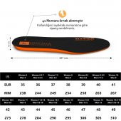 Hyper Boost Technology X30 Soft Comfort Siyah-Turuncu Ortopedik Tabanlık - 6