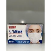 HİTS MASKE Yeni Nesil Maske 50 Adet 10 Lu Özel Ambalajlı Beyaz Renk İpli - 2
