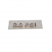VW 2.0 FSI TEK KIRMIZI BAGAJ YAZISI LOGO ŞİLT 3C0853675B - 1