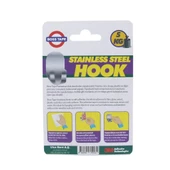 Boss Tape Kendinden Yapıştırmalı Paslanmaz İnox Tekli Büyük Askı 5Kg Taşır - 4