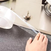 Boss Tape Ankastre Ocaklar İçin Ocak Kenar Şeffaf Sızdırmaz Bant 30mmx3Mt - 1