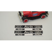 Audi Logo Damla Silikon Grup Sticker - 3