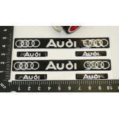 Audi Logo Damla Silikon Grup Sticker - 6