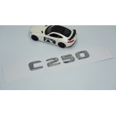 DK Tuning C 250 Bagaj Krom ABS 3M 3D Yazı Logo Benz İle Uyumlu - 2