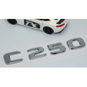 DK Tuning C 250 Bagaj Krom ABS 3M 3D Yazı Logo Benz İle Uyumlu - 3
