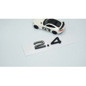 DK Tuning 2.4 Bagaj Siyah 3M Yazı Logo Audi İle Uyumlu - 2