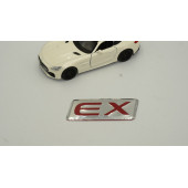 Mitsubishi EX Logo Bagaj 3M Metal Logo Amblem - 3
