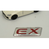 Mitsubishi EX Logo Bagaj 3M Metal Logo Amblem - 4