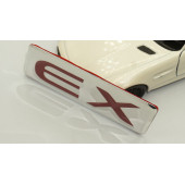 Mitsubishi EX Logo Bagaj 3M Metal Logo Amblem - 5