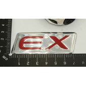 Mitsubishi EX Logo Bagaj 3M Metal Logo Amblem - 6