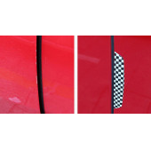 Audi Quattro Gecko Logo Kapı Kenarı Koruma Metalize Damla Desen 3M Band - 8