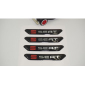 Seat Logo Kapı Kenarı Koruma Metalize Damla Desen 3M Band - 3