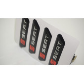 Seat Logo Kapı Kenarı Koruma Metalize Damla Desen 3M Band - 5