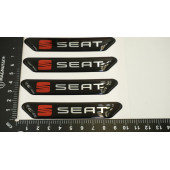 Seat Logo Kapı Kenarı Koruma Metalize Damla Desen 3M Band - 6