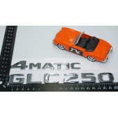 DK Tuning GLC250 4Matic Bagaj Krom ABS Yazı Logo Benz İle Uyumlu thumbnail 4