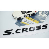 DK Tuning S-Cross Bagaj Siyah Yazı Logo Suzuki İle Uyumlu - 5