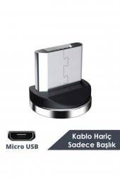 Manyetik Mıknatıslı Şarj Kablosu Ucu - Micro Usb - 1
