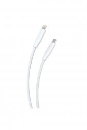 Type-c To Lightning Şarj Ve Data Kablosu 3.0a Pd 20w 2mt Syx-c115 Beyaz - 1