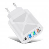 Zuidid Hızlı Şarj PD20W Qc3.0 3 USBli Çoklu Şarj - 2