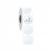 Zuidid Oval Kapak Ağız Kapatma Etiketi 30 x 30 mm 1500lü - 3