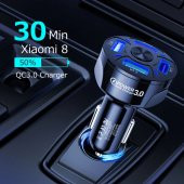 Araç Hızlı Şarj 4 USB 7 A Çoklu Hızlı Şarj Adaptörü - 5