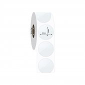 Zuidid Oval Kapak Ağız Kapatma Etiketi 40 x 40 mm 1000li - 3