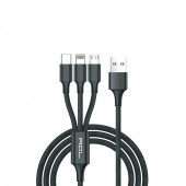 Zuidid 3 Çıkışlı 1 Metre Şarj Kablosu - 2
